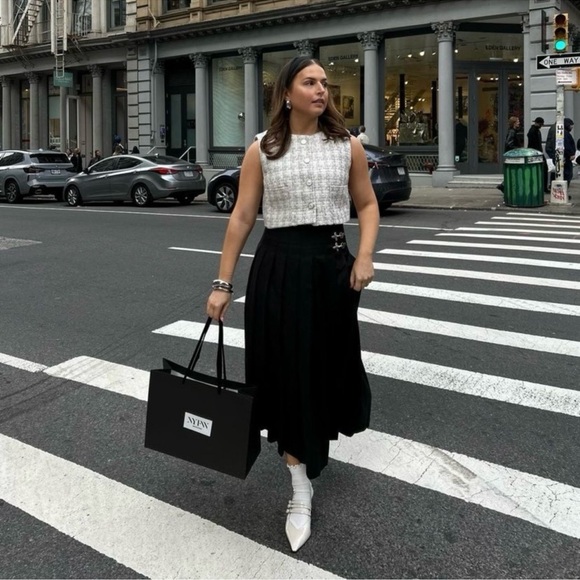 ZARA SLINGBACK STRAPPY FAUX LEATHER KITTEN HEELS - Picture 6 of 12